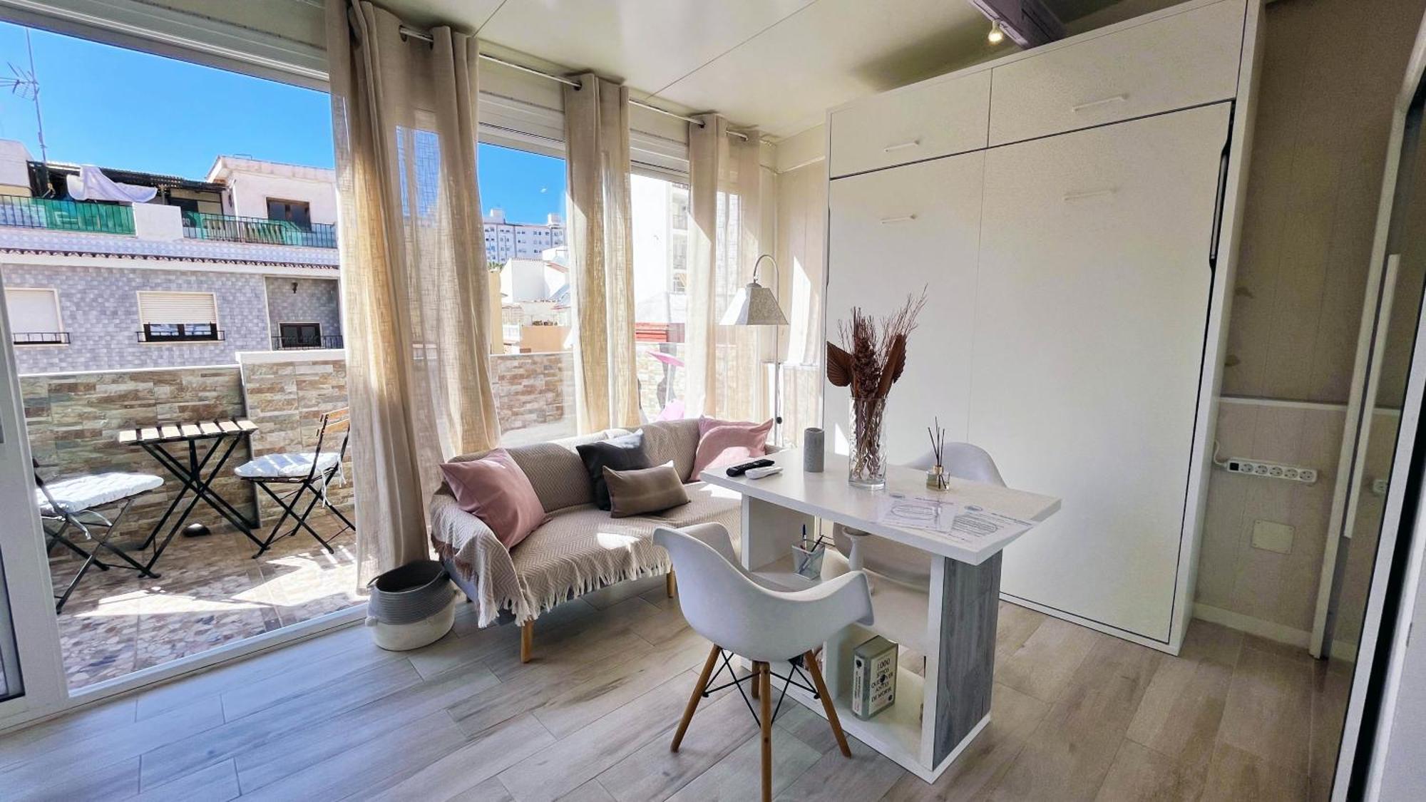 Ferienwohnung A 5 Minutos De La Playa Con Terraza En Málaga Exterior foto