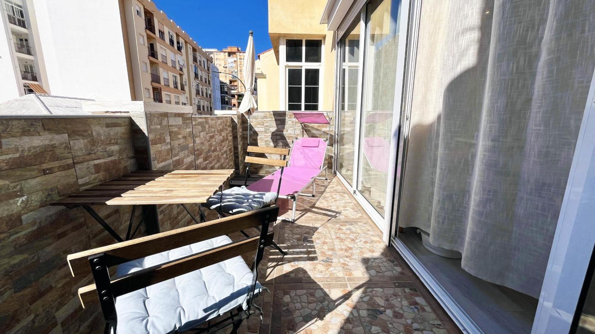 Ferienwohnung A 5 Minutos De La Playa Con Terraza En Málaga Exterior foto