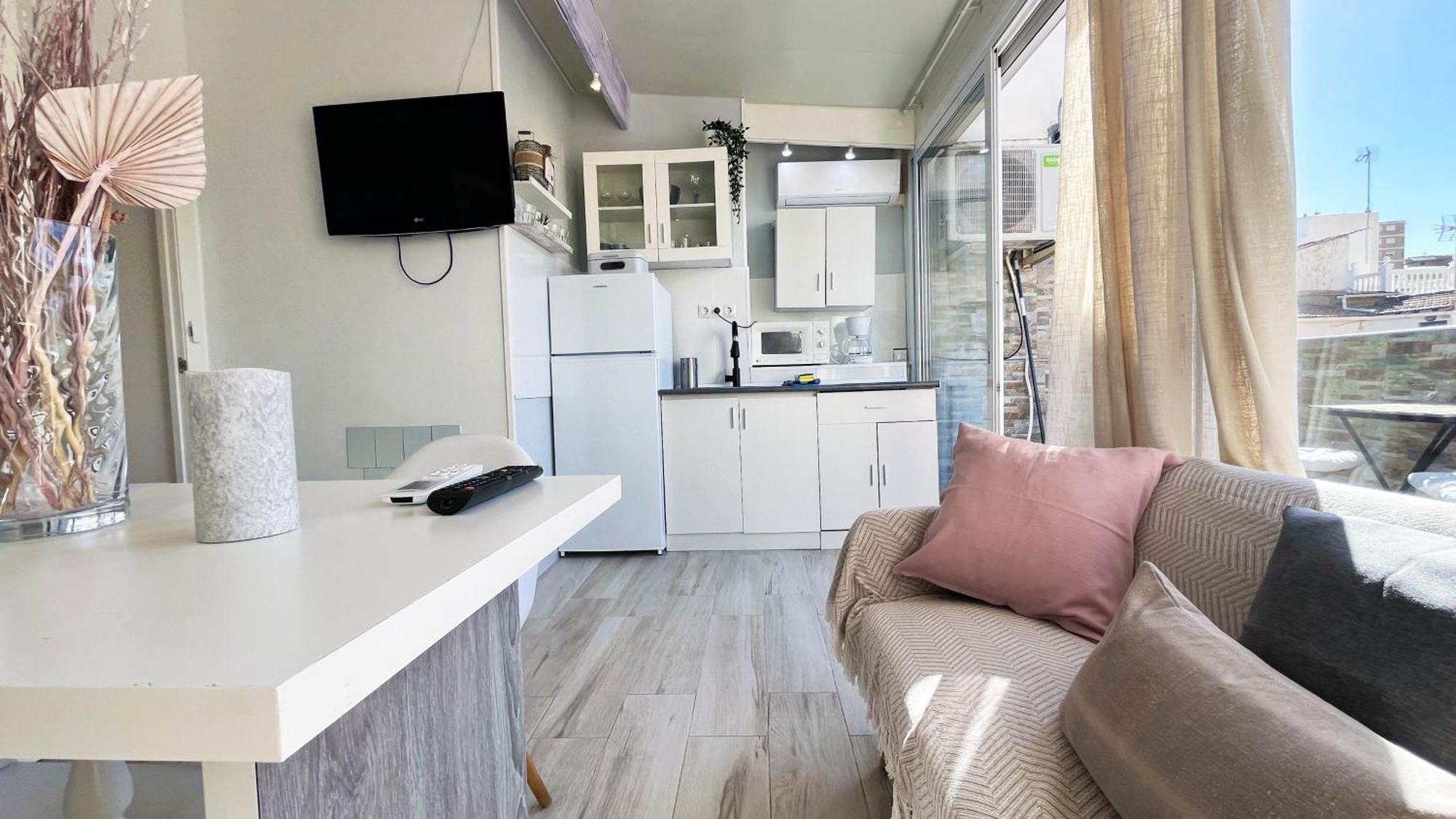 Ferienwohnung A 5 Minutos De La Playa Con Terraza En Málaga Exterior foto